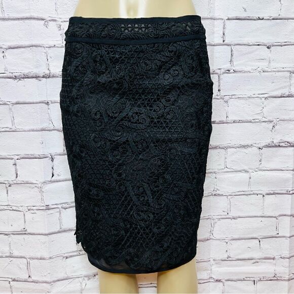 Anthropologie Yoana Baraschi Lace Skirt Lace skirt size 8 - Picture 1 of 5